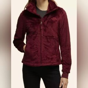 The North Face Osito Full Zip Fleece Jacket Deep Garnet Red